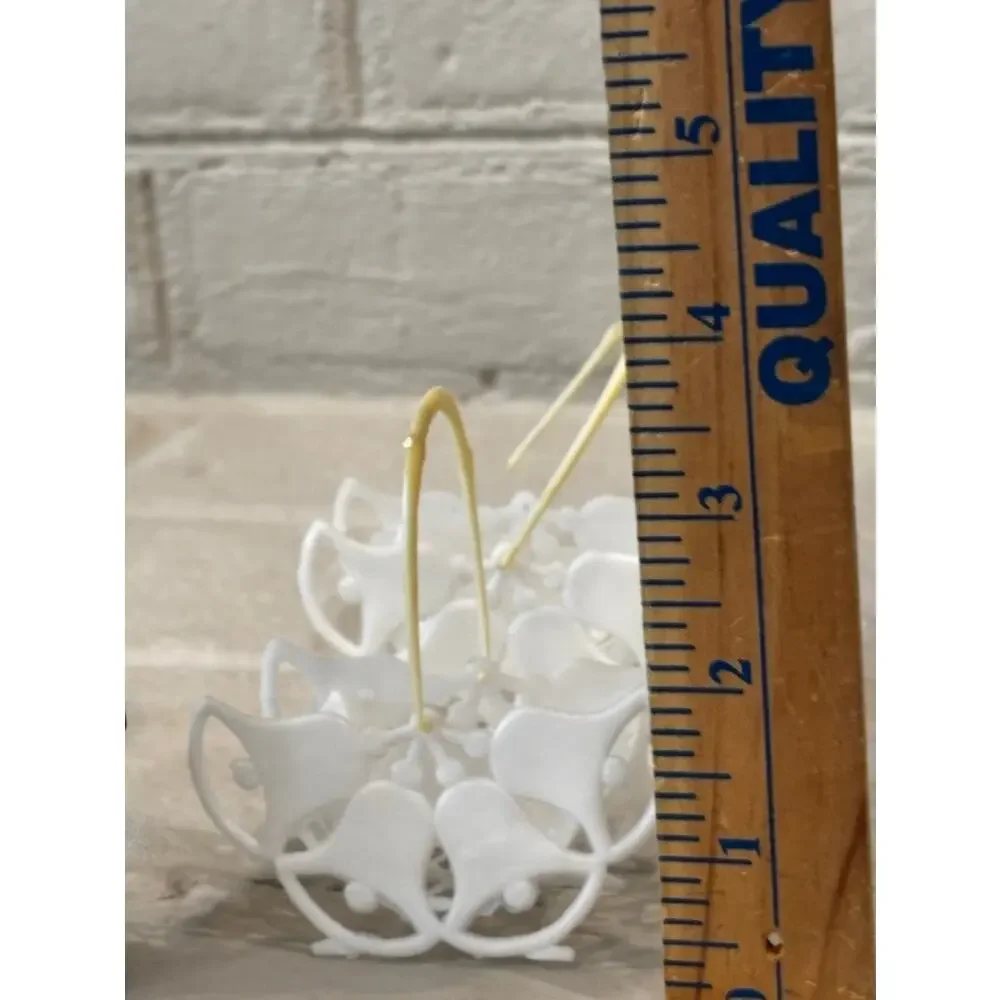 Vintage Wedding Cake Topper Bride Groom Bells Candle Holders 1960s